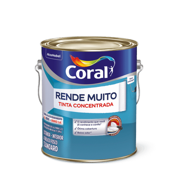 TINTA CORAL RENDE MUITO 3,6 LTS