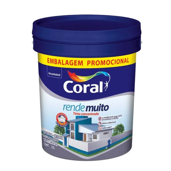 TINTA CORAL RENDE MUITO 20 LTS P/ PGTO À VISTA