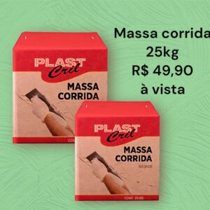MASSA CORRIDA 25kg (pagamento à vista)
