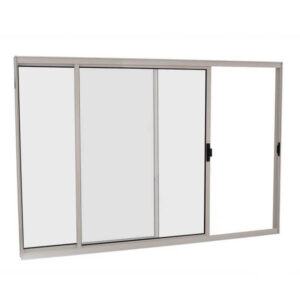 Janela 2 Folhas 1,00×1,50 Aluminio Brilhante Sem grade
