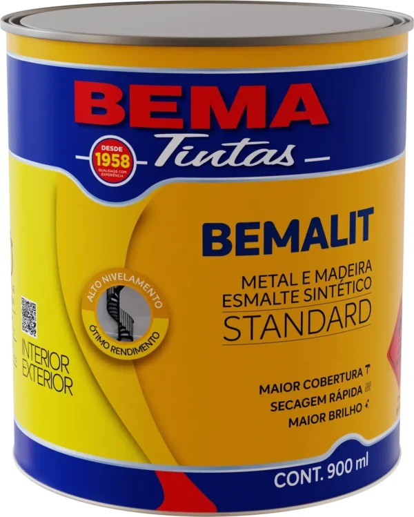 TINTA BEMALIT ESMALTE SINTÉTICO 900ml